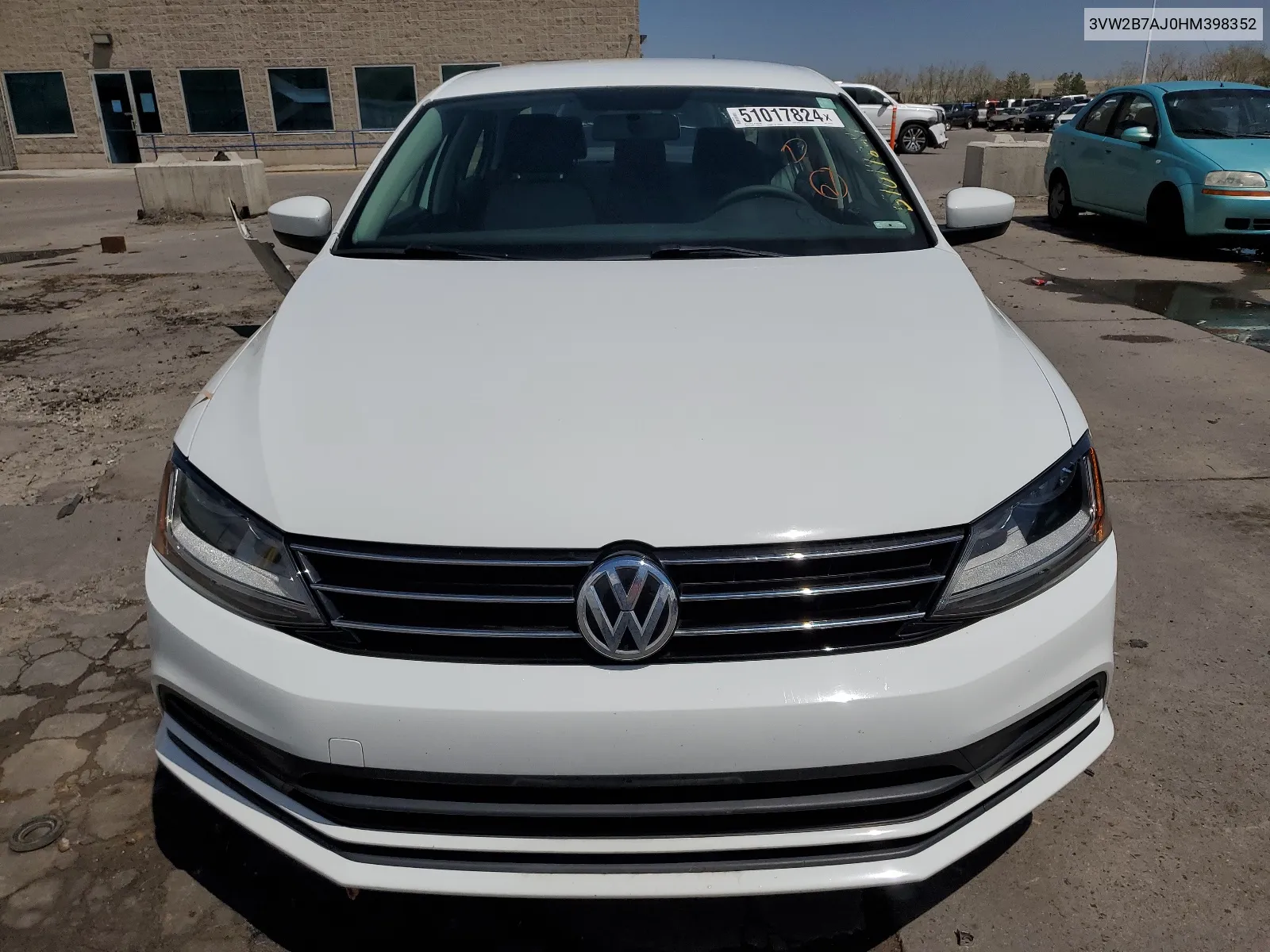 2017 Volkswagen Jetta S VIN: 3VW2B7AJ0HM398352 Lot: 51017824