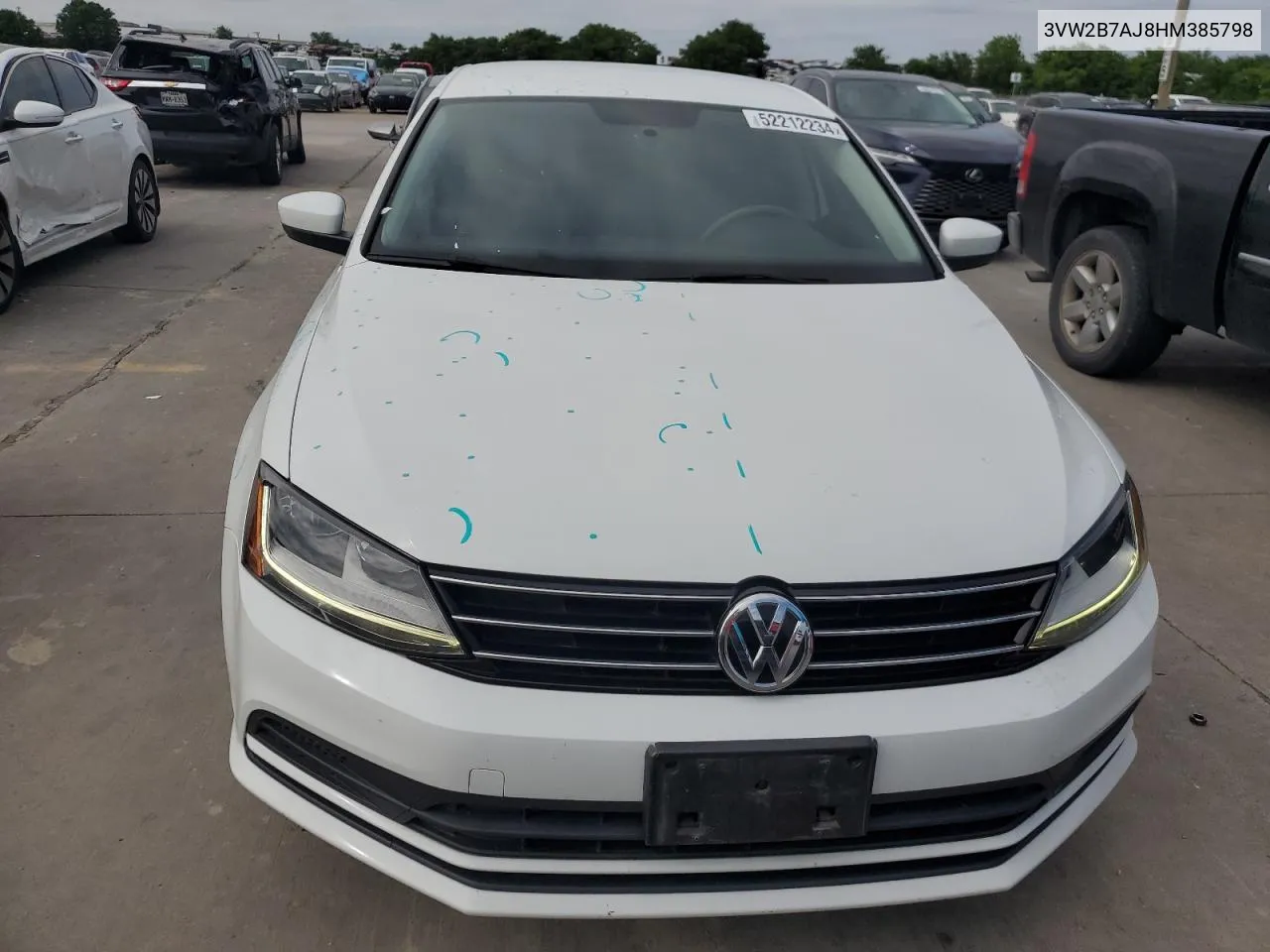 3VW2B7AJ8HM385798 2017 Volkswagen Jetta S