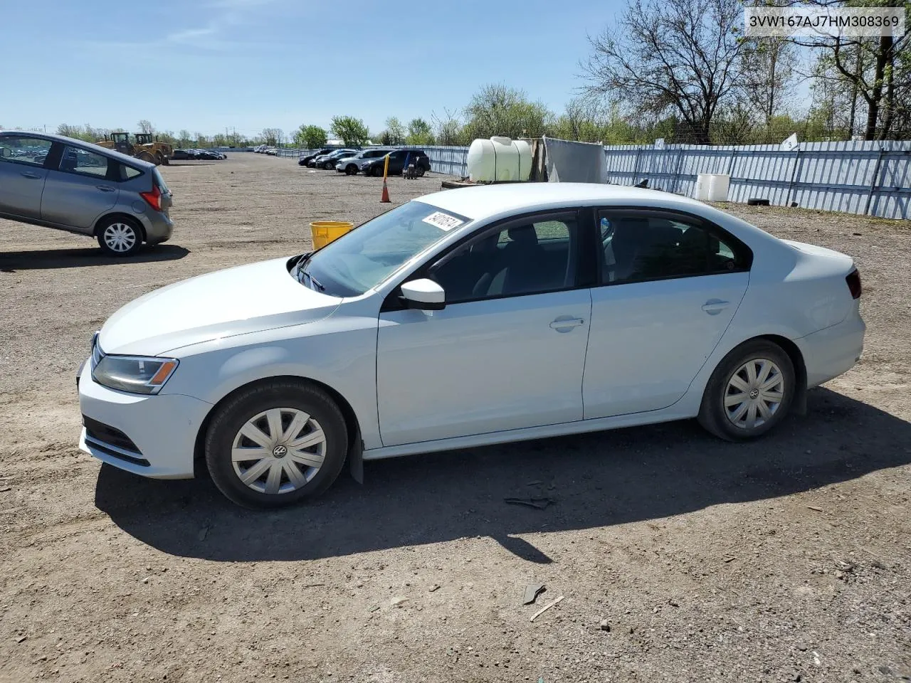 2017 Volkswagen Jetta S VIN: 3VW167AJ7HM308369 Lot: 54010574