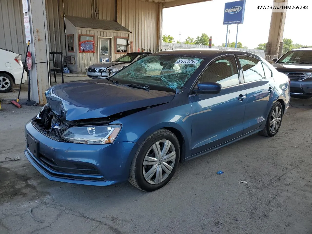 3VW2B7AJ1HM269293 2017 Volkswagen Jetta S