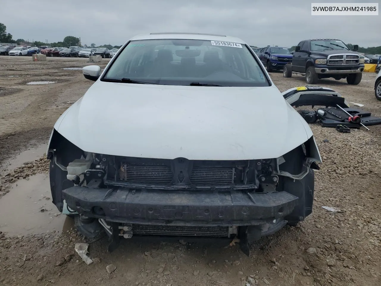 3VWDB7AJXHM241985 2017 Volkswagen Jetta Se