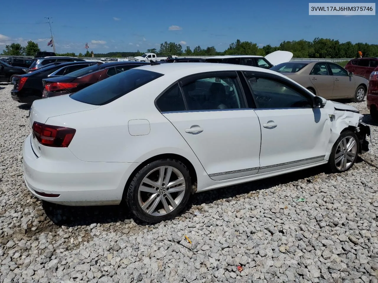 2017 Volkswagen Jetta Sel VIN: 3VWL17AJ6HM375746 Lot: 57646544