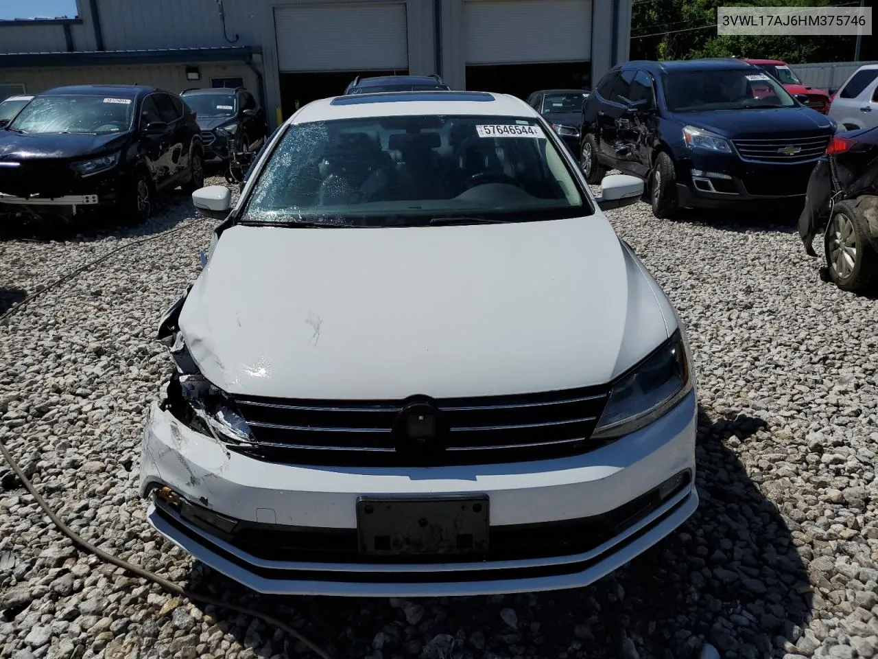 2017 Volkswagen Jetta Sel VIN: 3VWL17AJ6HM375746 Lot: 57646544