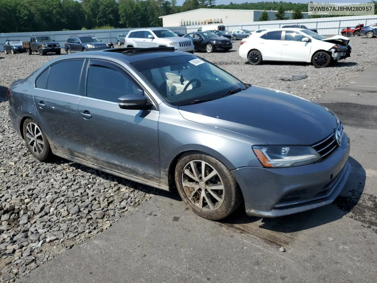 3VWB67AJ8HM280957 2017 Volkswagen Jetta Se