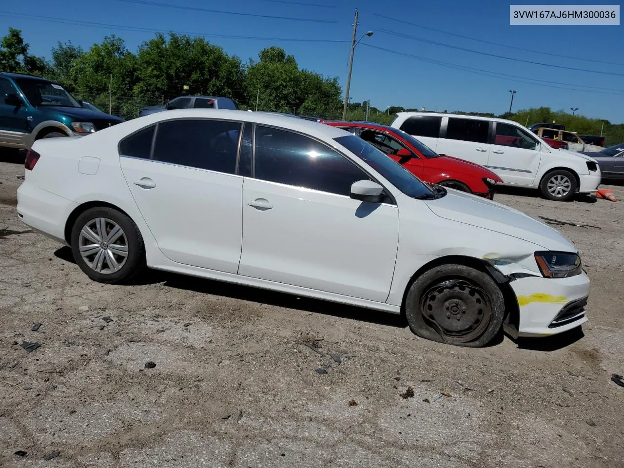 2017 Volkswagen Jetta S VIN: 3VW167AJ6HM300036 Lot: 60298404