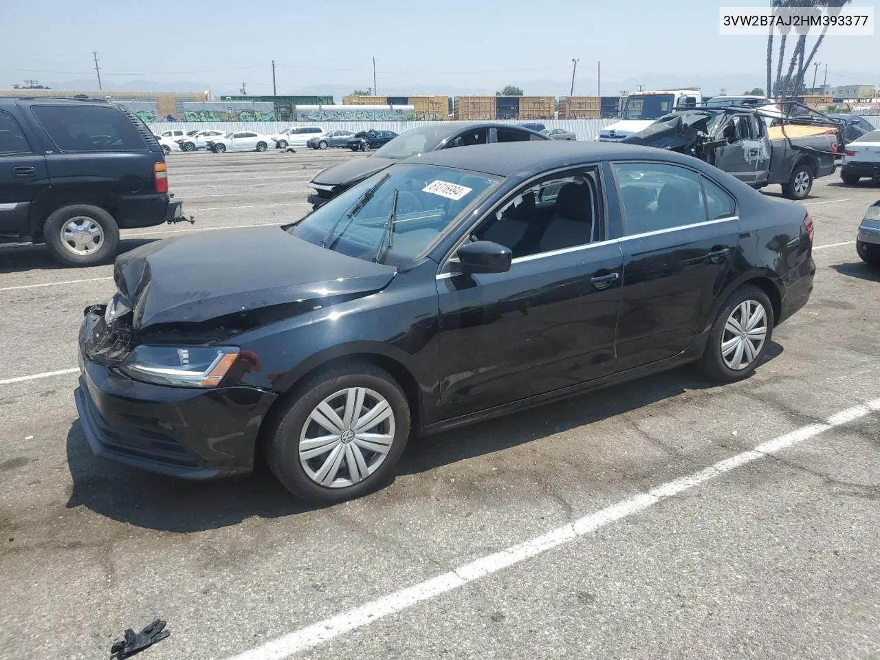 3VW2B7AJ2HM393377 2017 Volkswagen Jetta S