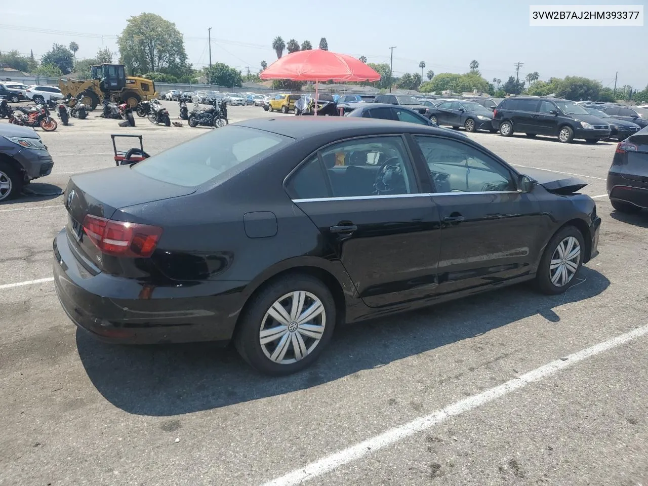 2017 Volkswagen Jetta S VIN: 3VW2B7AJ2HM393377 Lot: 61316994