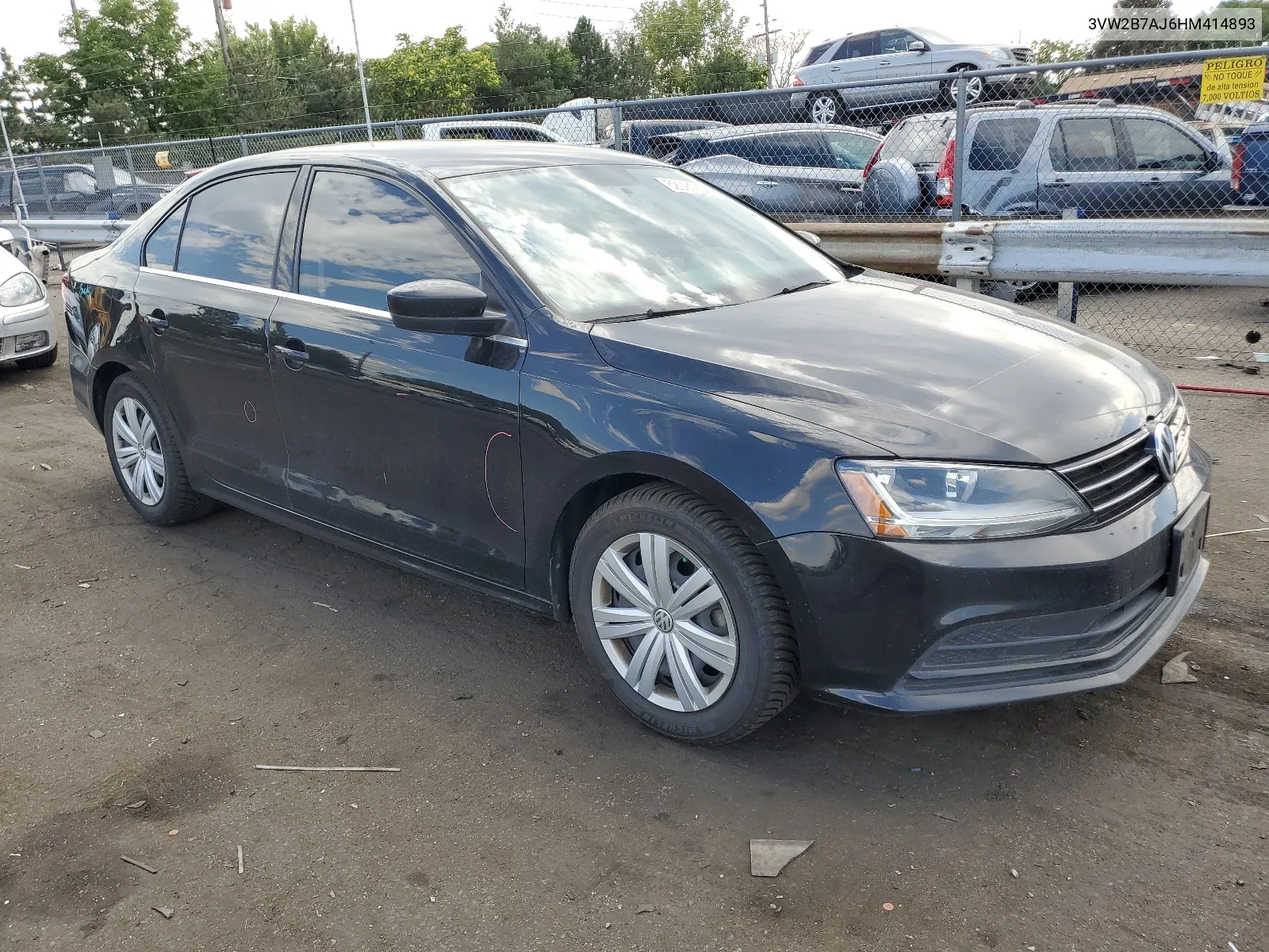 2017 Volkswagen Jetta S VIN: 3VW2B7AJ6HM414893 Lot: 62091954