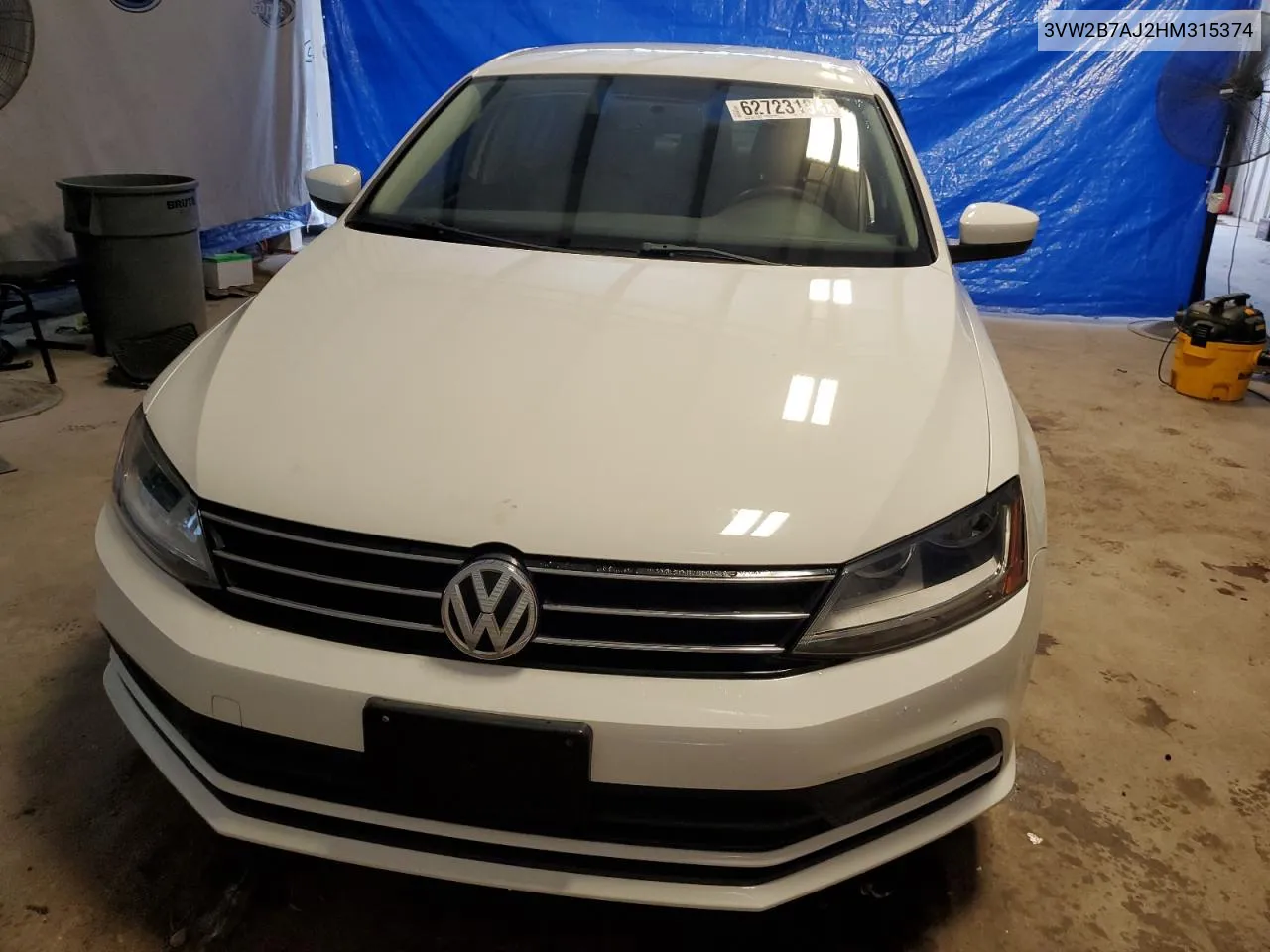 3VW2B7AJ2HM315374 2017 Volkswagen Jetta S