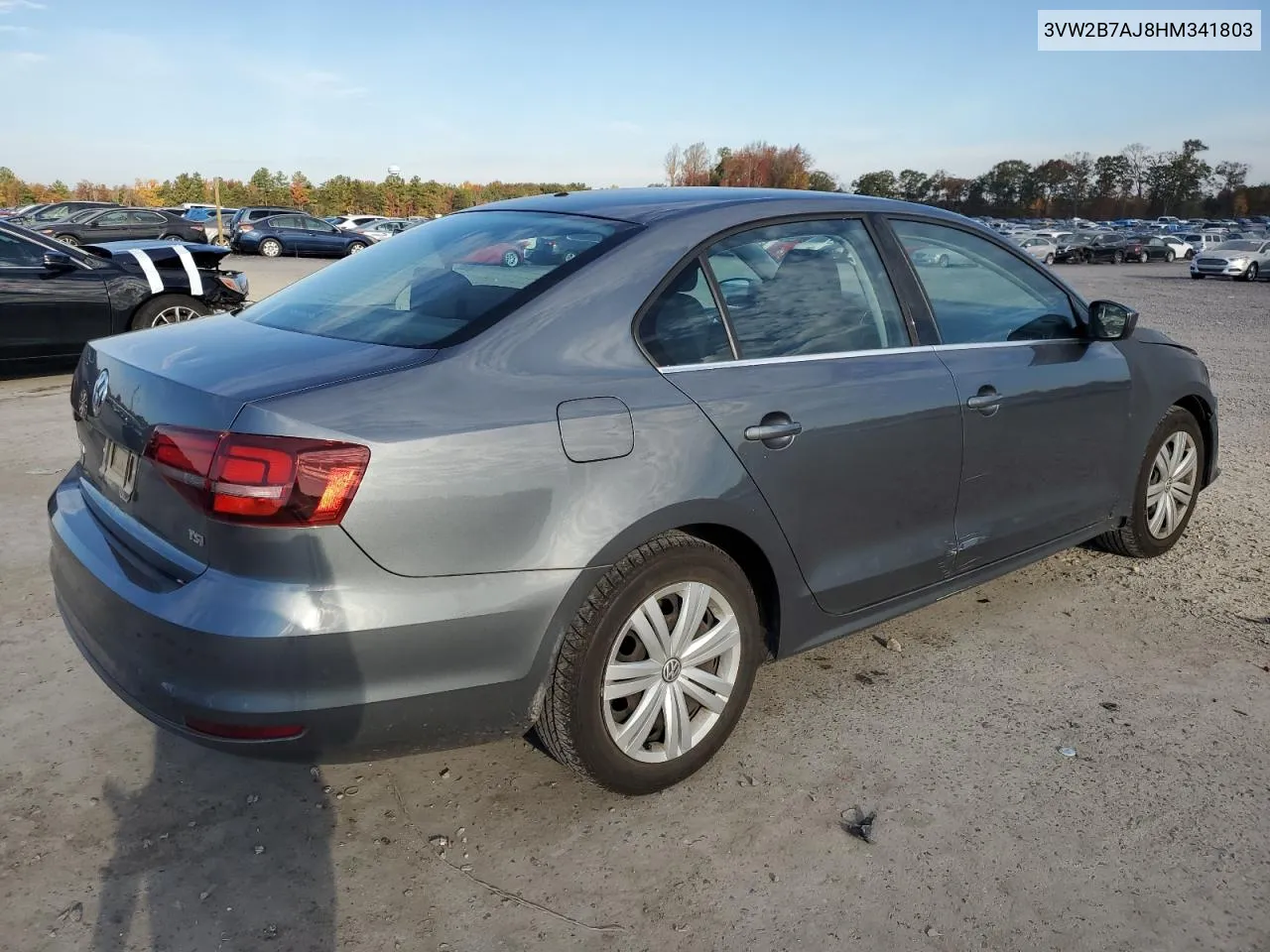 2017 Volkswagen Jetta S VIN: 3VW2B7AJ8HM341803 Lot: 63495944