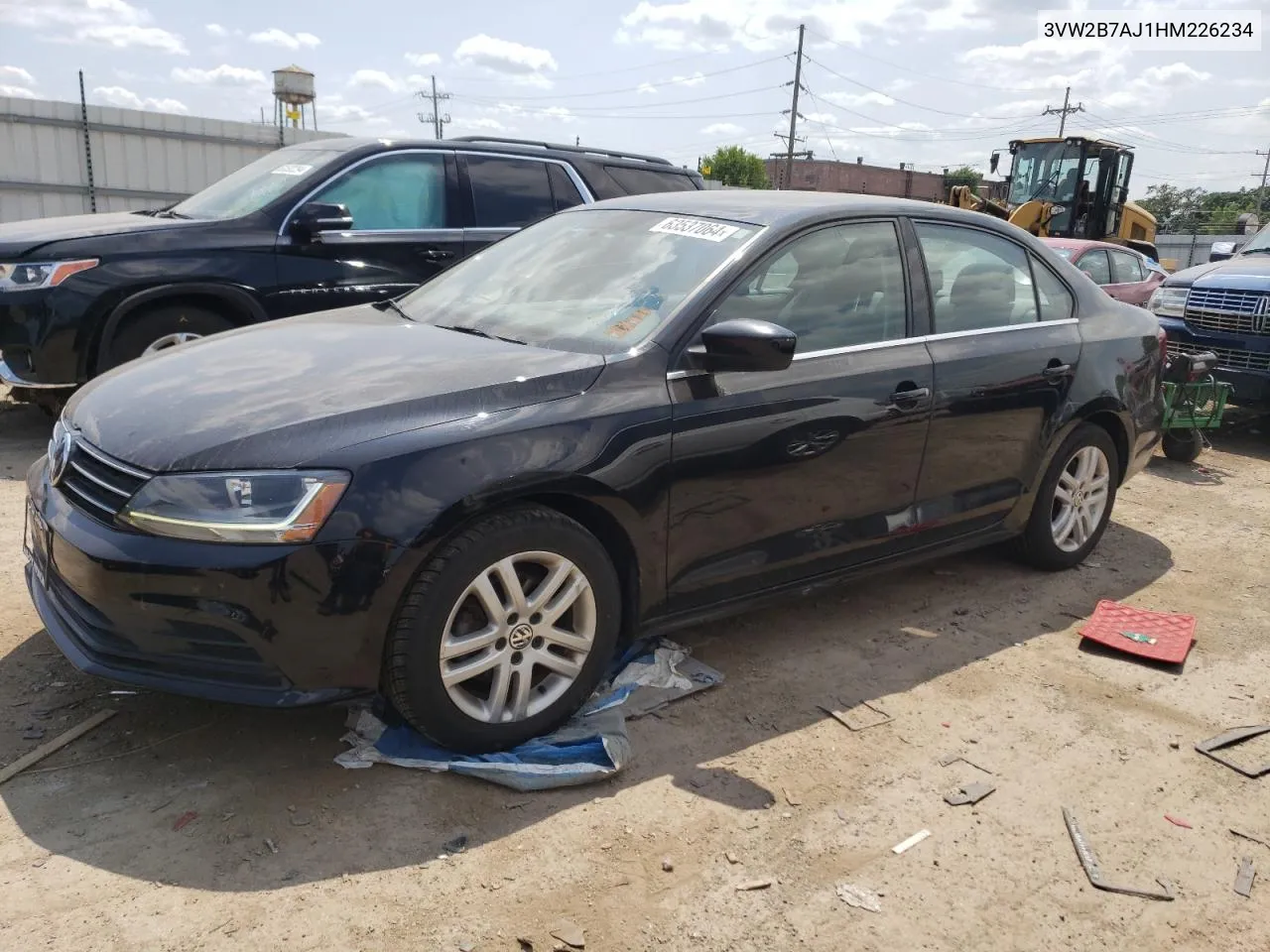 2017 Volkswagen Jetta S VIN: 3VW2B7AJ1HM226234 Lot: 63537064