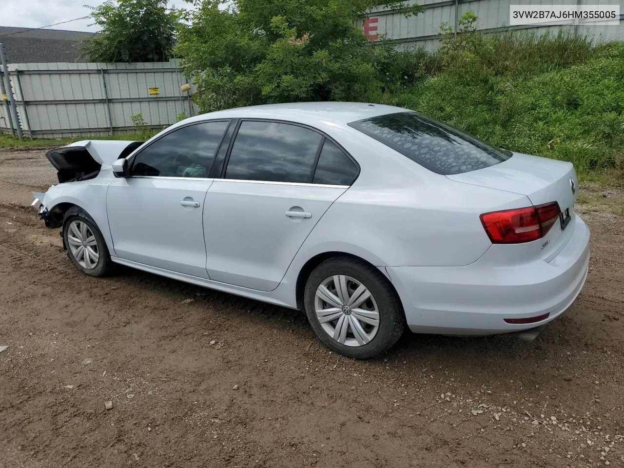 3VW2B7AJ6HM355005 2017 Volkswagen Jetta S