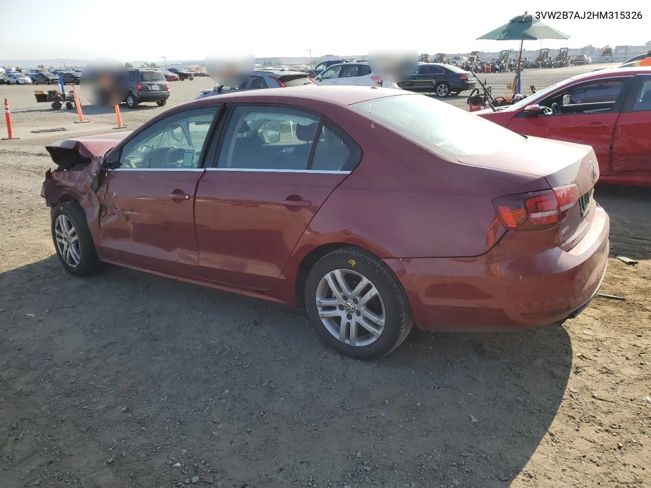 3VW2B7AJ2HM315326 2017 Volkswagen Jetta S