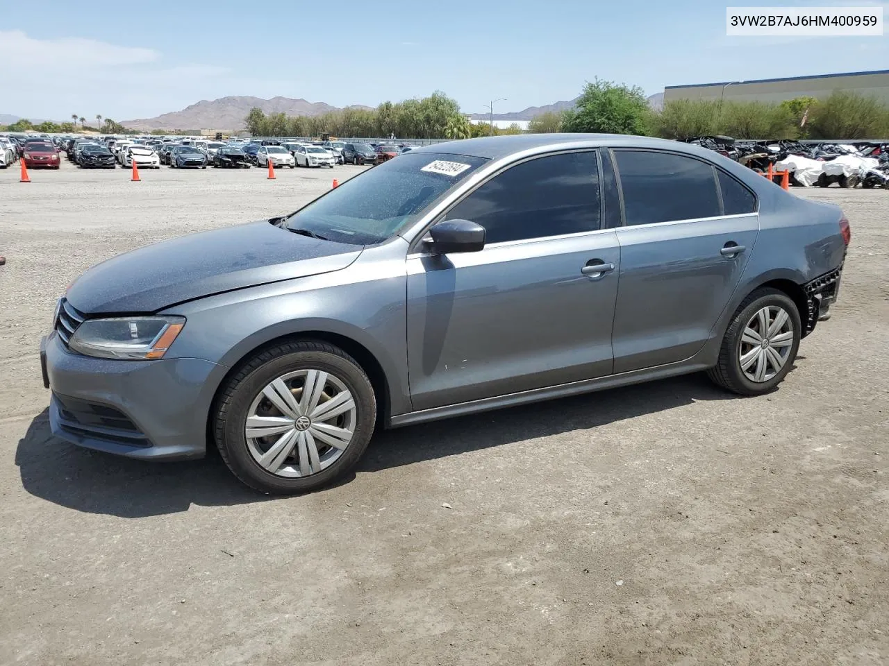 2017 Volkswagen Jetta S VIN: 3VW2B7AJ6HM400959 Lot: 64522694