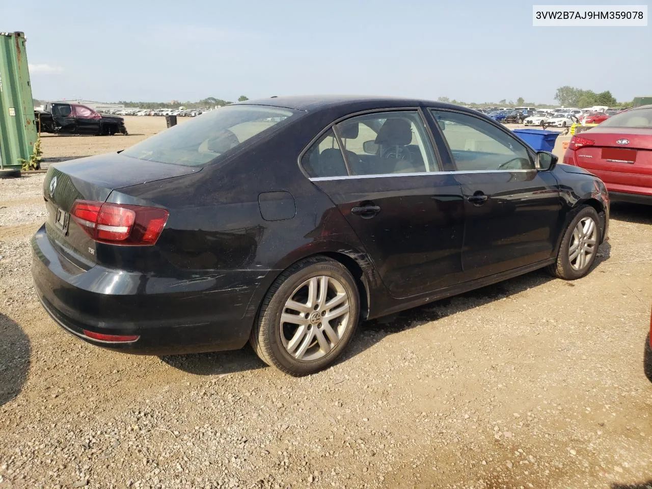 2017 Volkswagen Jetta S VIN: 3VW2B7AJ9HM359078 Lot: 64736554