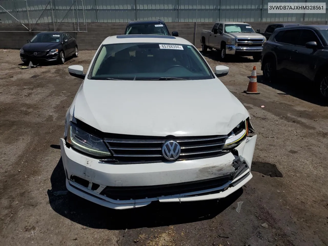 2017 Volkswagen Jetta Se VIN: 3VWDB7AJXHM328561 Lot: 65788394