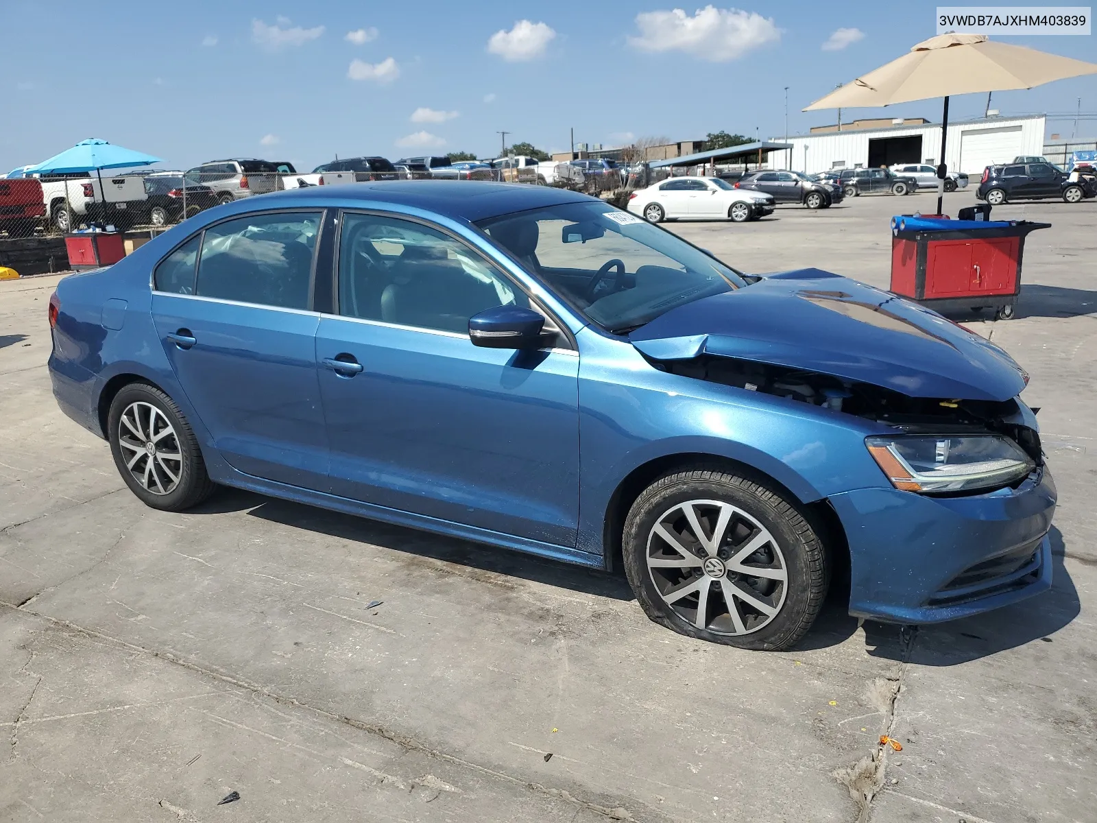 3VWDB7AJXHM403839 2017 Volkswagen Jetta Se