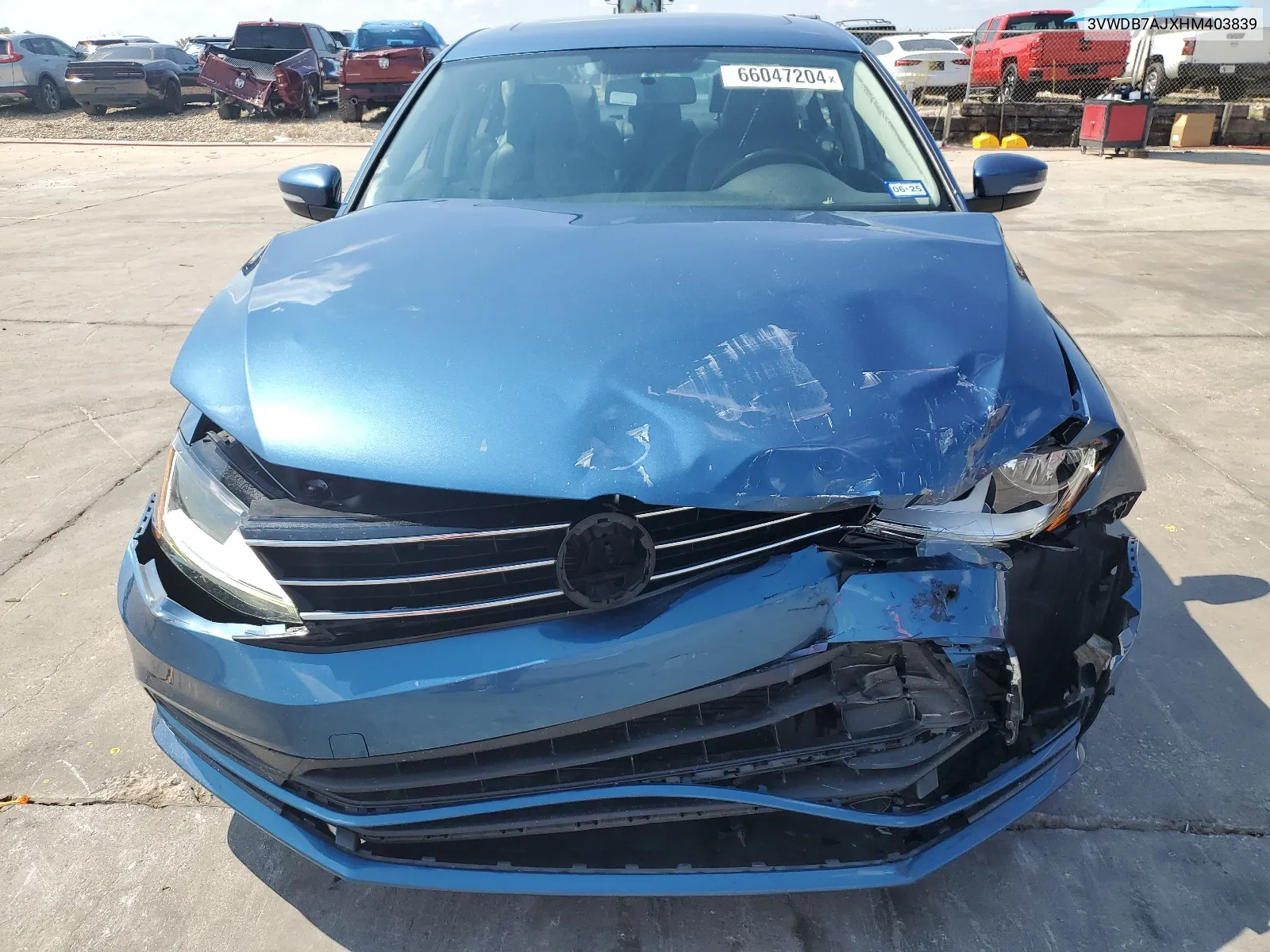 3VWDB7AJXHM403839 2017 Volkswagen Jetta Se