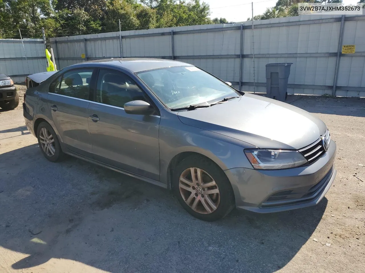 2017 Volkswagen Jetta S VIN: 3VW2B7AJXHM352673 Lot: 66063884