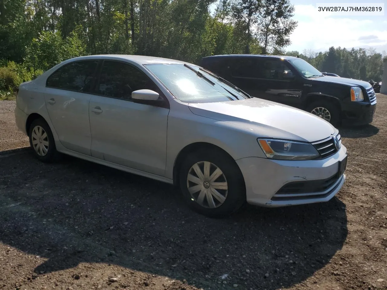 2017 Volkswagen Jetta S VIN: 3VW2B7AJ7HM362819 Lot: 66894824