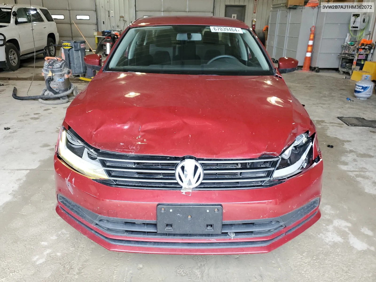 2017 Volkswagen Jetta S VIN: 3VW2B7AJ1HM362072 Lot: 67039464