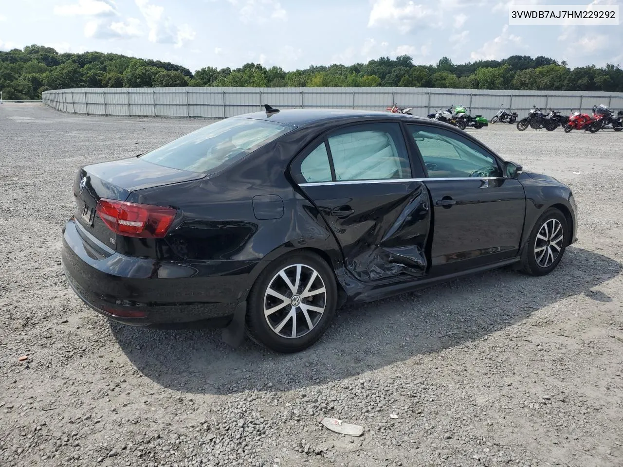 2017 Volkswagen Jetta Se VIN: 3VWDB7AJ7HM229292 Lot: 67096584