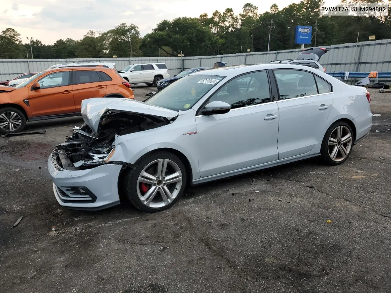 2017 Volkswagen Jetta Gli VIN: 3VW4T7AJ5HM294882 Lot: 67190504