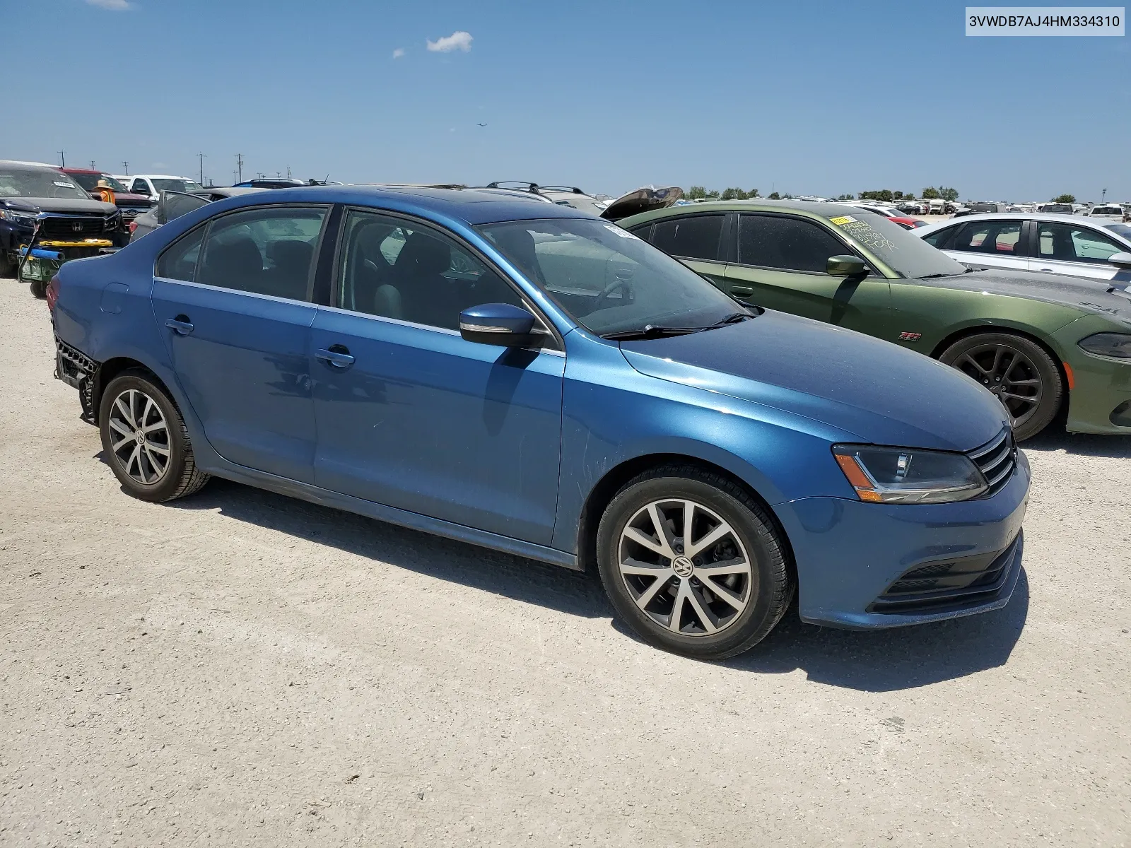 2017 Volkswagen Jetta Se VIN: 3VWDB7AJ4HM334310 Lot: 67276804