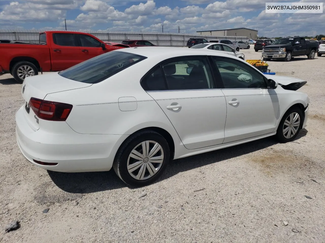 2017 Volkswagen Jetta S VIN: 3VW2B7AJ0HM350981 Lot: 67583584