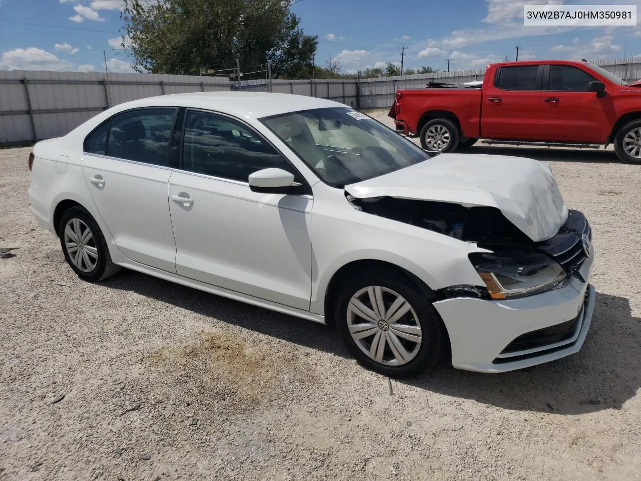 3VW2B7AJ0HM350981 2017 Volkswagen Jetta S