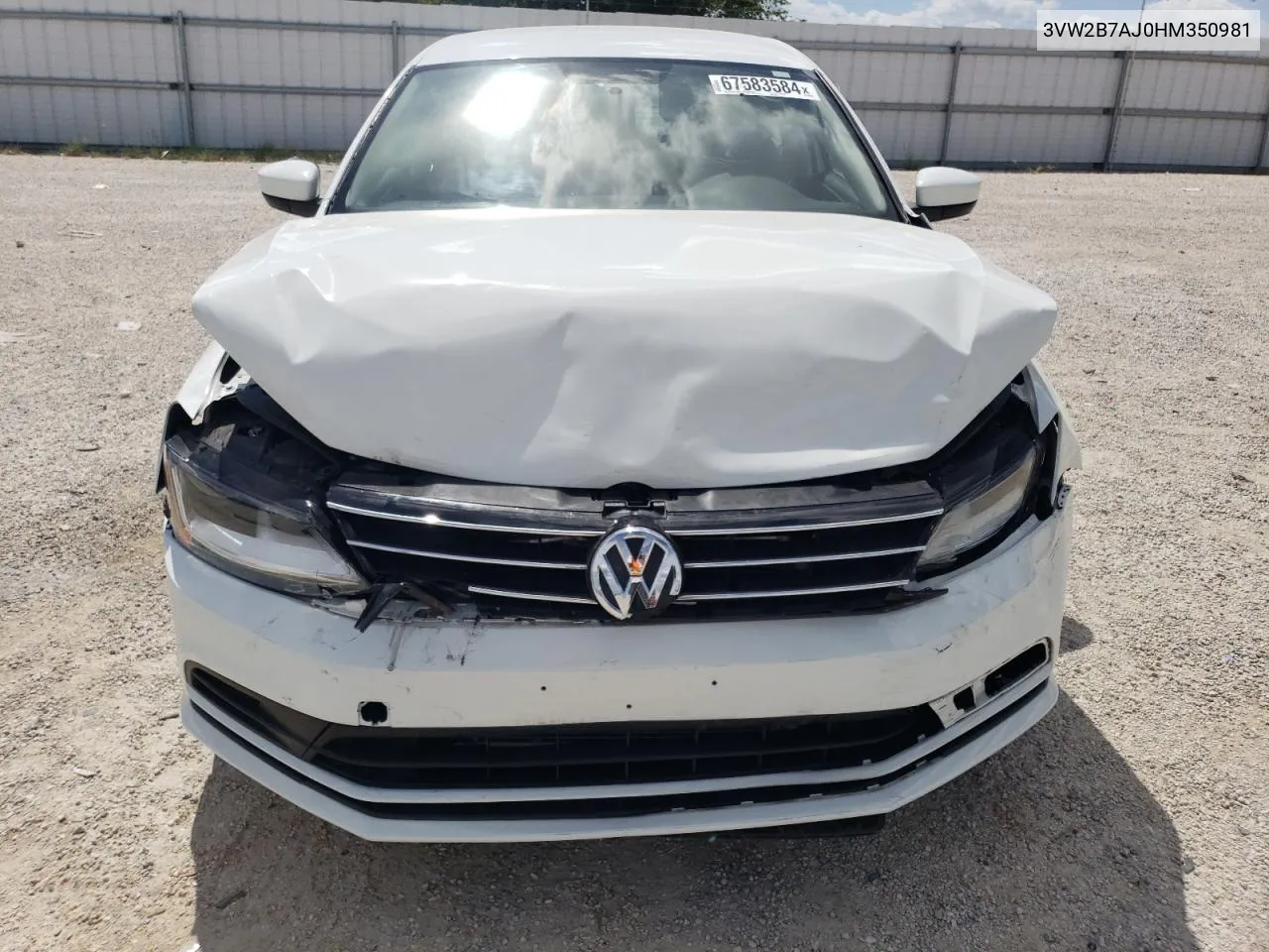 3VW2B7AJ0HM350981 2017 Volkswagen Jetta S