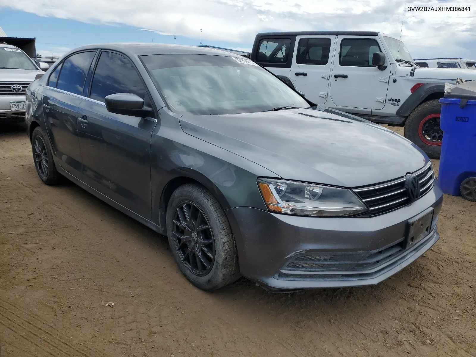 3VW2B7AJXHM386841 2017 Volkswagen Jetta S