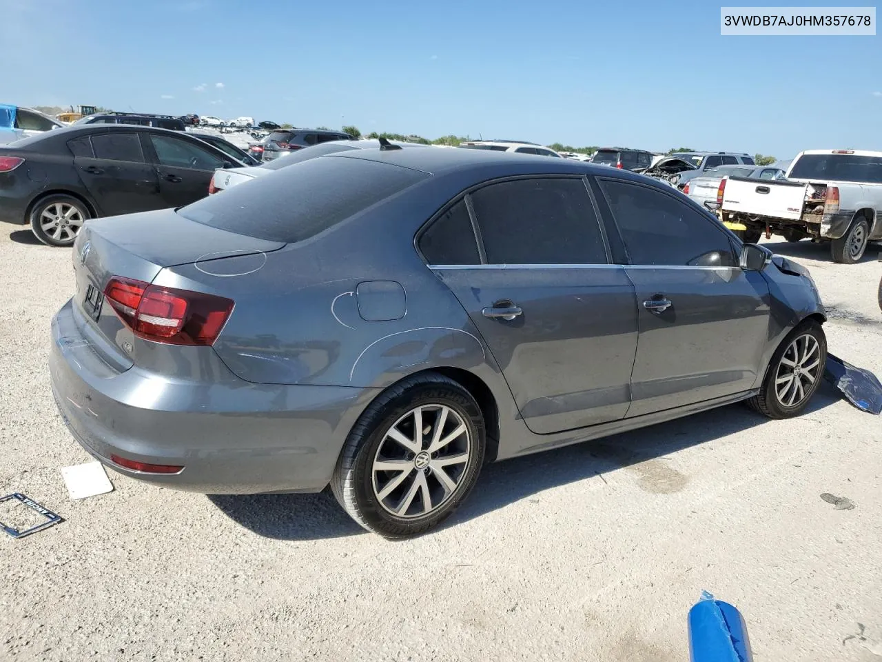 3VWDB7AJ0HM357678 2017 Volkswagen Jetta Se