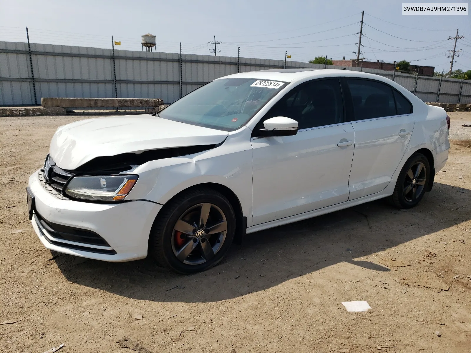 2017 Volkswagen Jetta Se VIN: 3VWDB7AJ9HM271396 Lot: 68222614