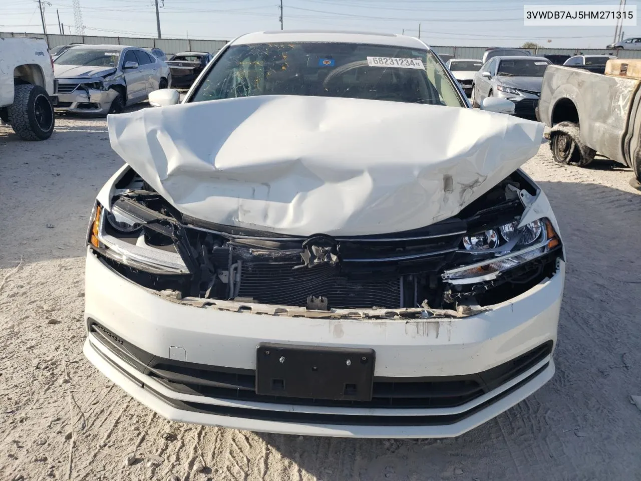 3VWDB7AJ5HM271315 2017 Volkswagen Jetta Se