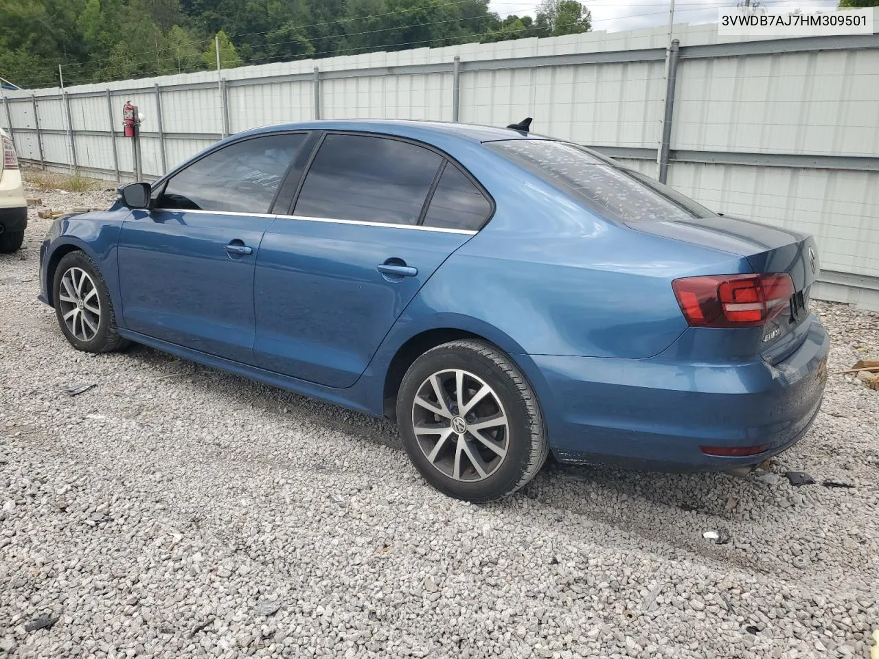 2017 Volkswagen Jetta Se VIN: 3VWDB7AJ7HM309501 Lot: 68257594