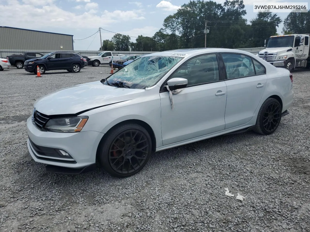 2017 Volkswagen Jetta Se VIN: 3VWDB7AJ6HM295266 Lot: 68258554