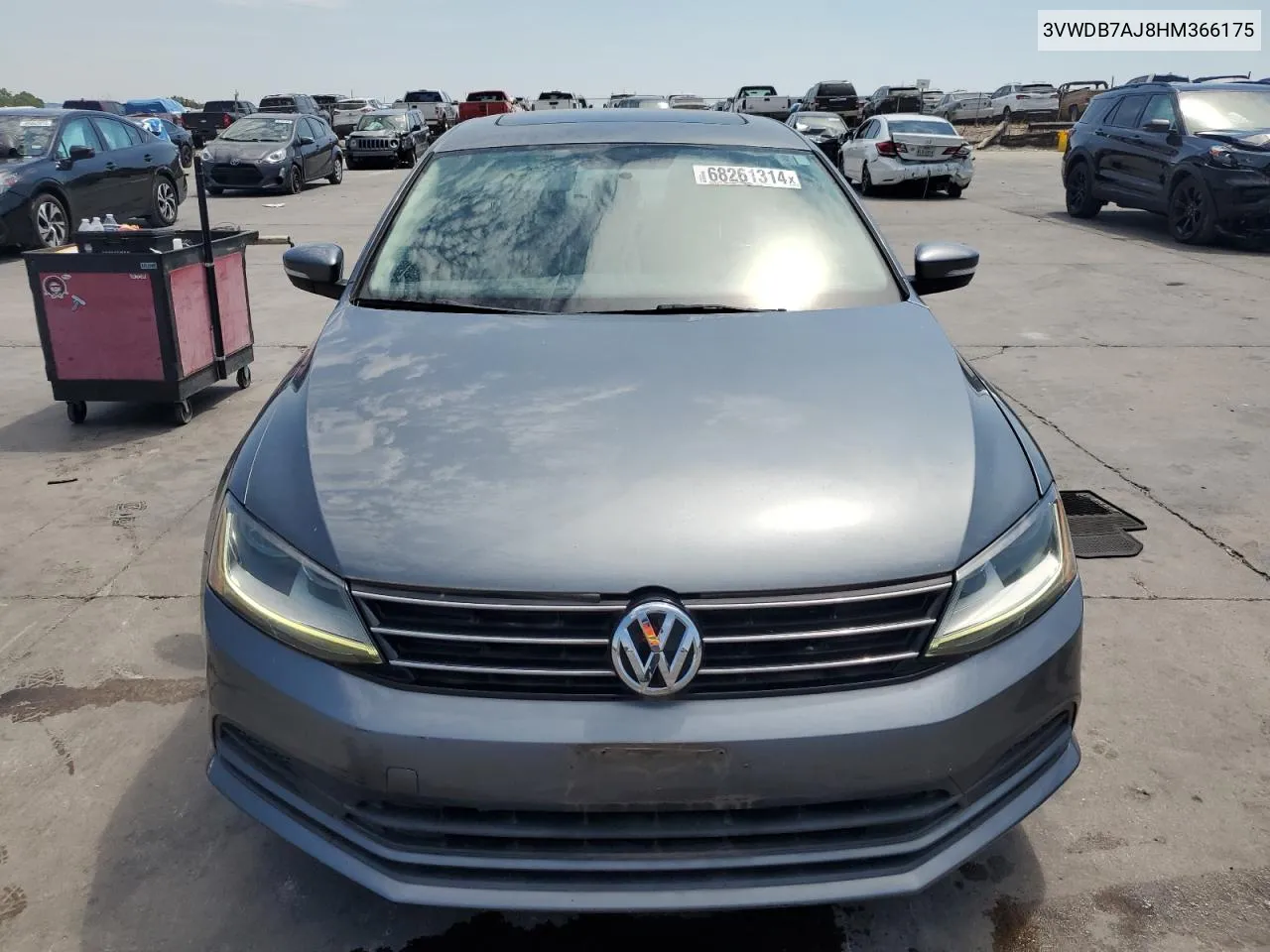 3VWDB7AJ8HM366175 2017 Volkswagen Jetta Se