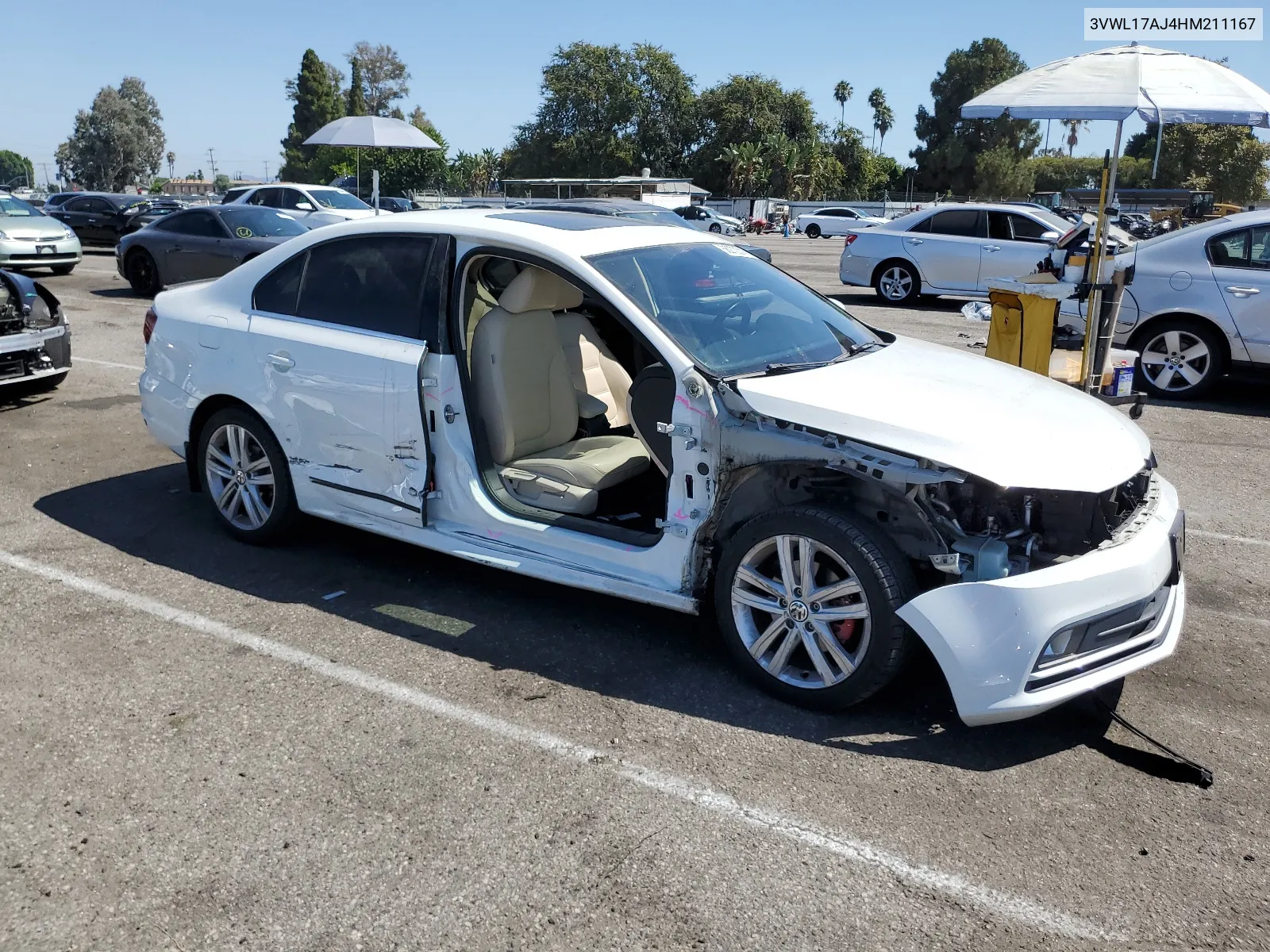 3VWL17AJ4HM211167 2017 Volkswagen Jetta Sel