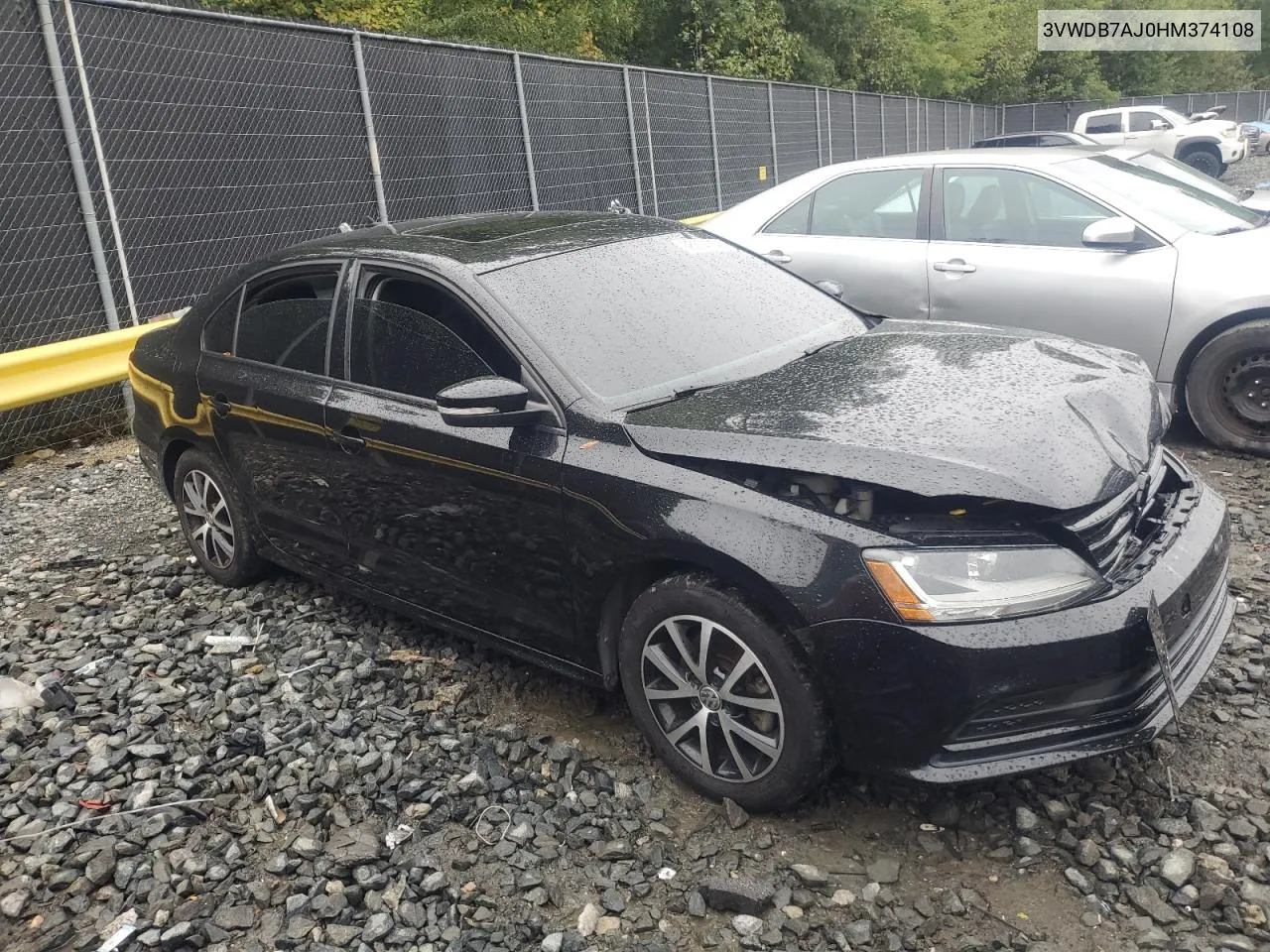 3VWDB7AJ0HM374108 2017 Volkswagen Jetta Se