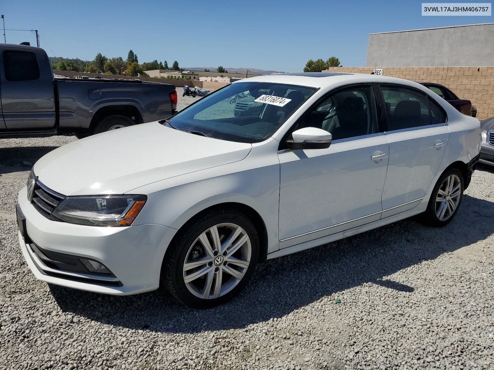 3VWL17AJ3HM406757 2017 Volkswagen Jetta Sel