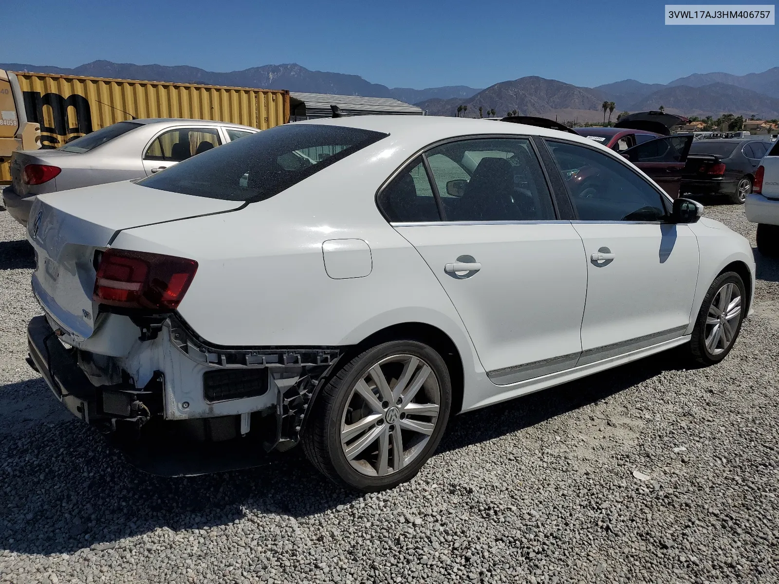 2017 Volkswagen Jetta Sel VIN: 3VWL17AJ3HM406757 Lot: 68316074