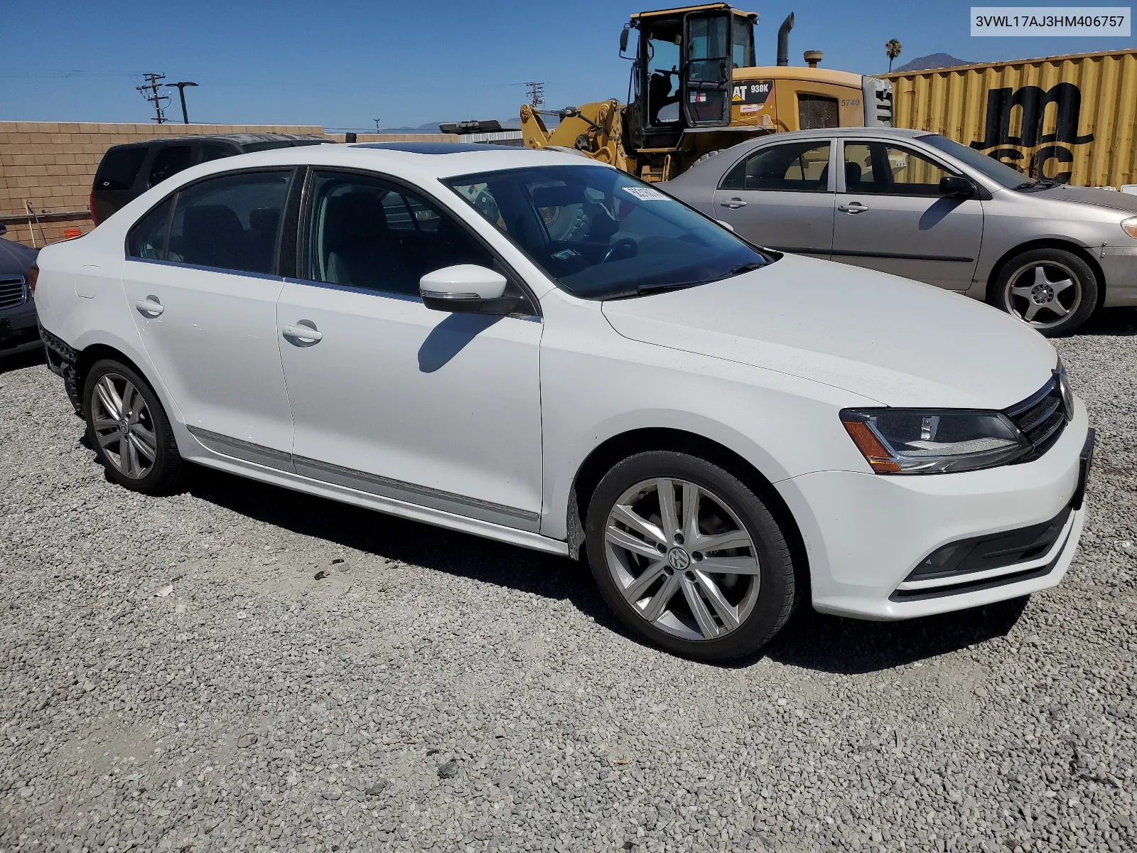 2017 Volkswagen Jetta Sel VIN: 3VWL17AJ3HM406757 Lot: 68316074