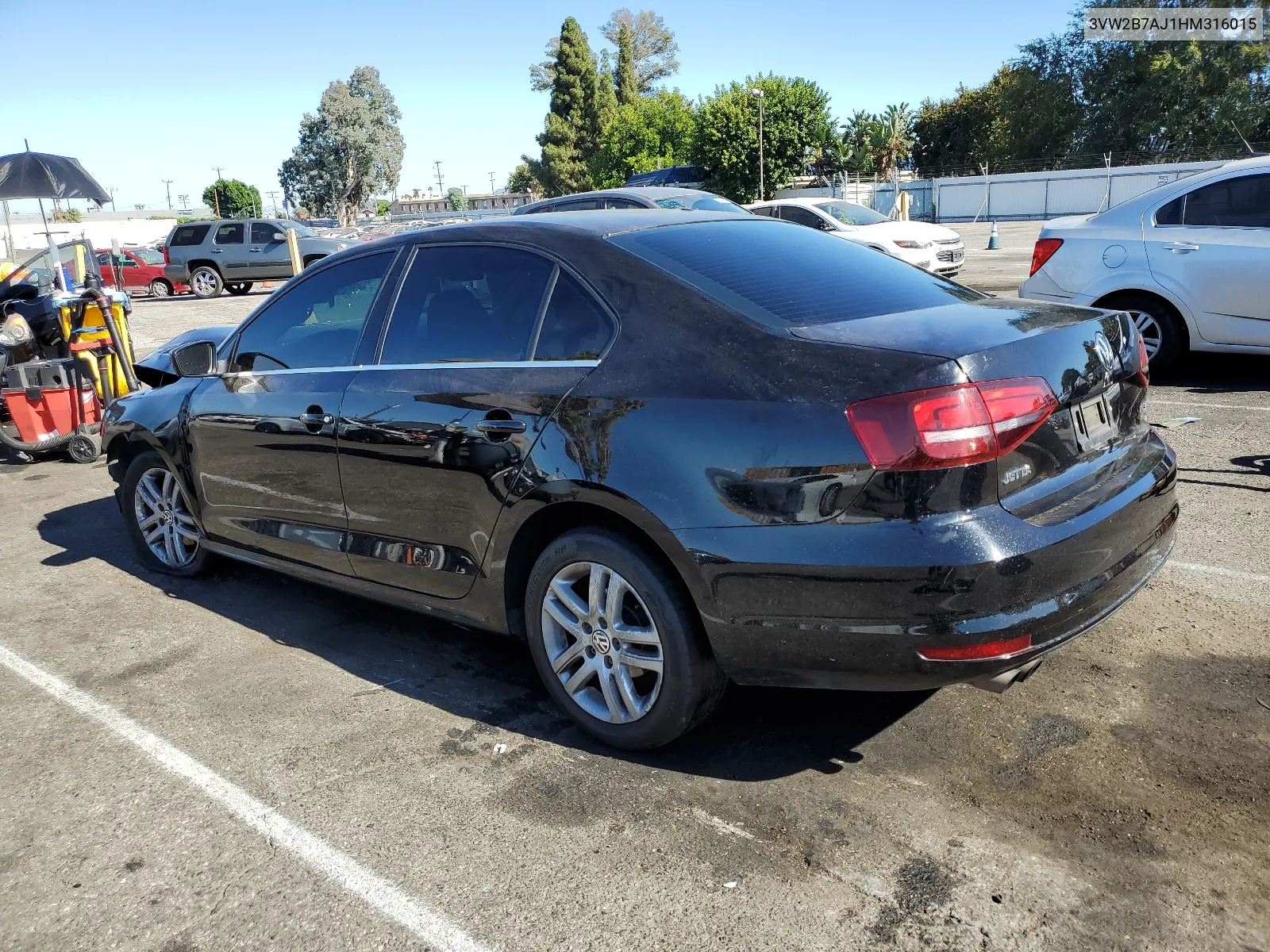 2017 Volkswagen Jetta S VIN: 3VW2B7AJ1HM316015 Lot: 68469684