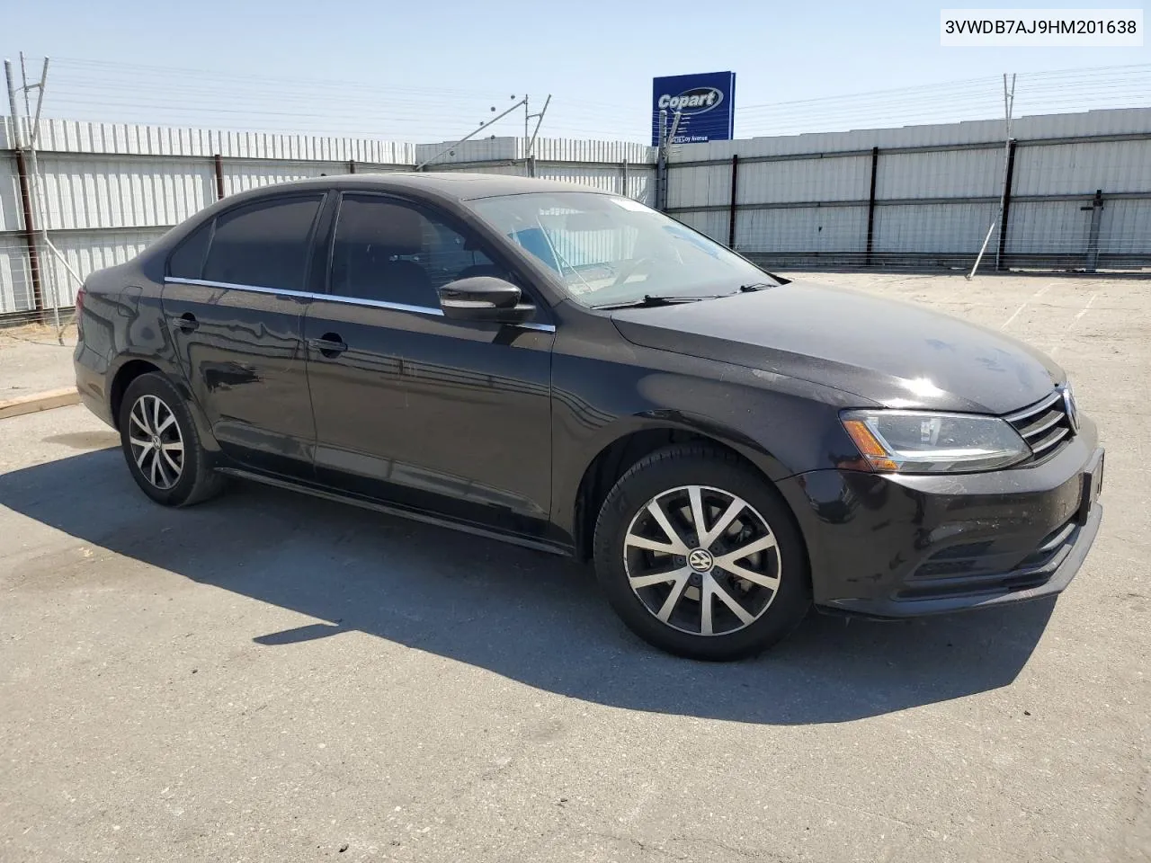 2017 Volkswagen Jetta Se VIN: 3VWDB7AJ9HM201638 Lot: 68729594