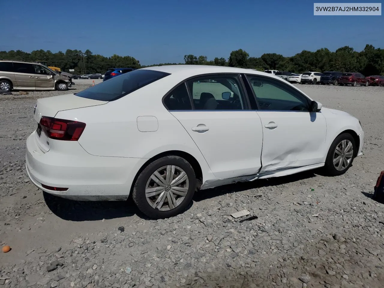 2017 Volkswagen Jetta S VIN: 3VW2B7AJ2HM332904 Lot: 68745954