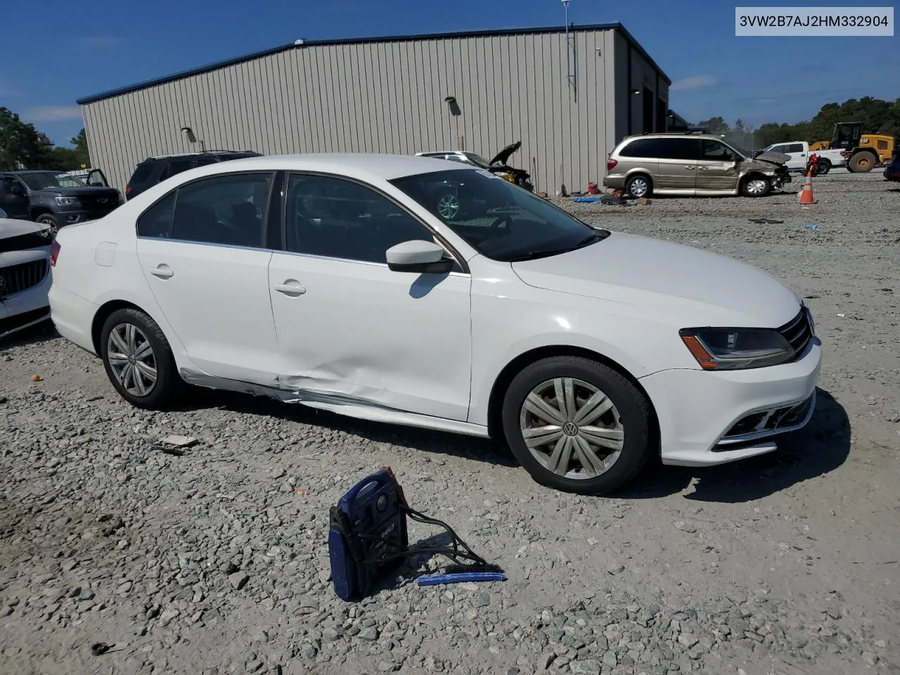 3VW2B7AJ2HM332904 2017 Volkswagen Jetta S