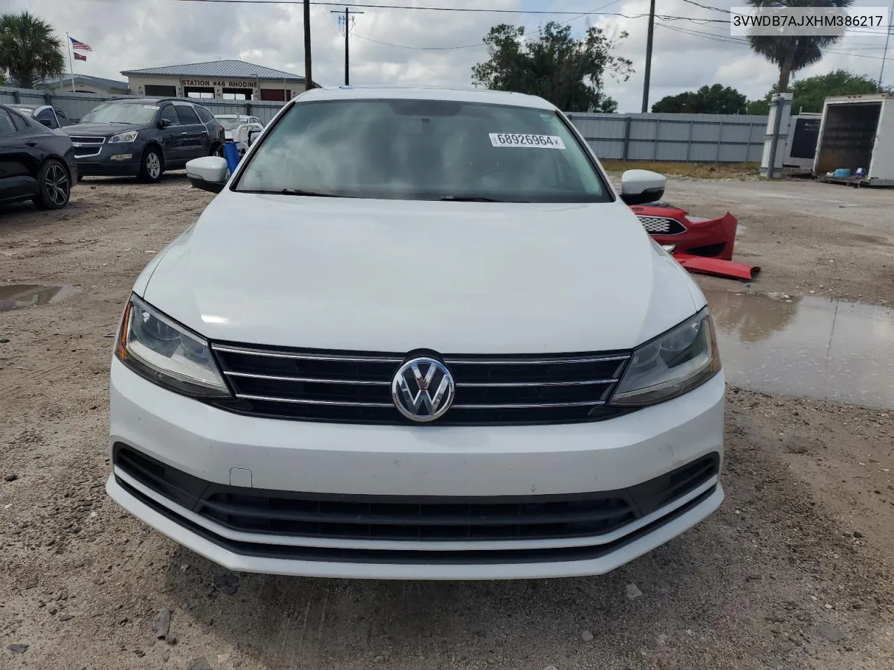 2017 Volkswagen Jetta Se VIN: 3VWDB7AJXHM386217 Lot: 68926964