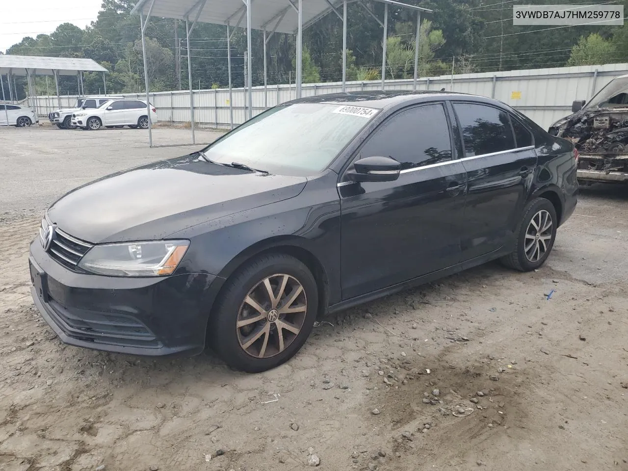 3VWDB7AJ7HM259778 2017 Volkswagen Jetta Se