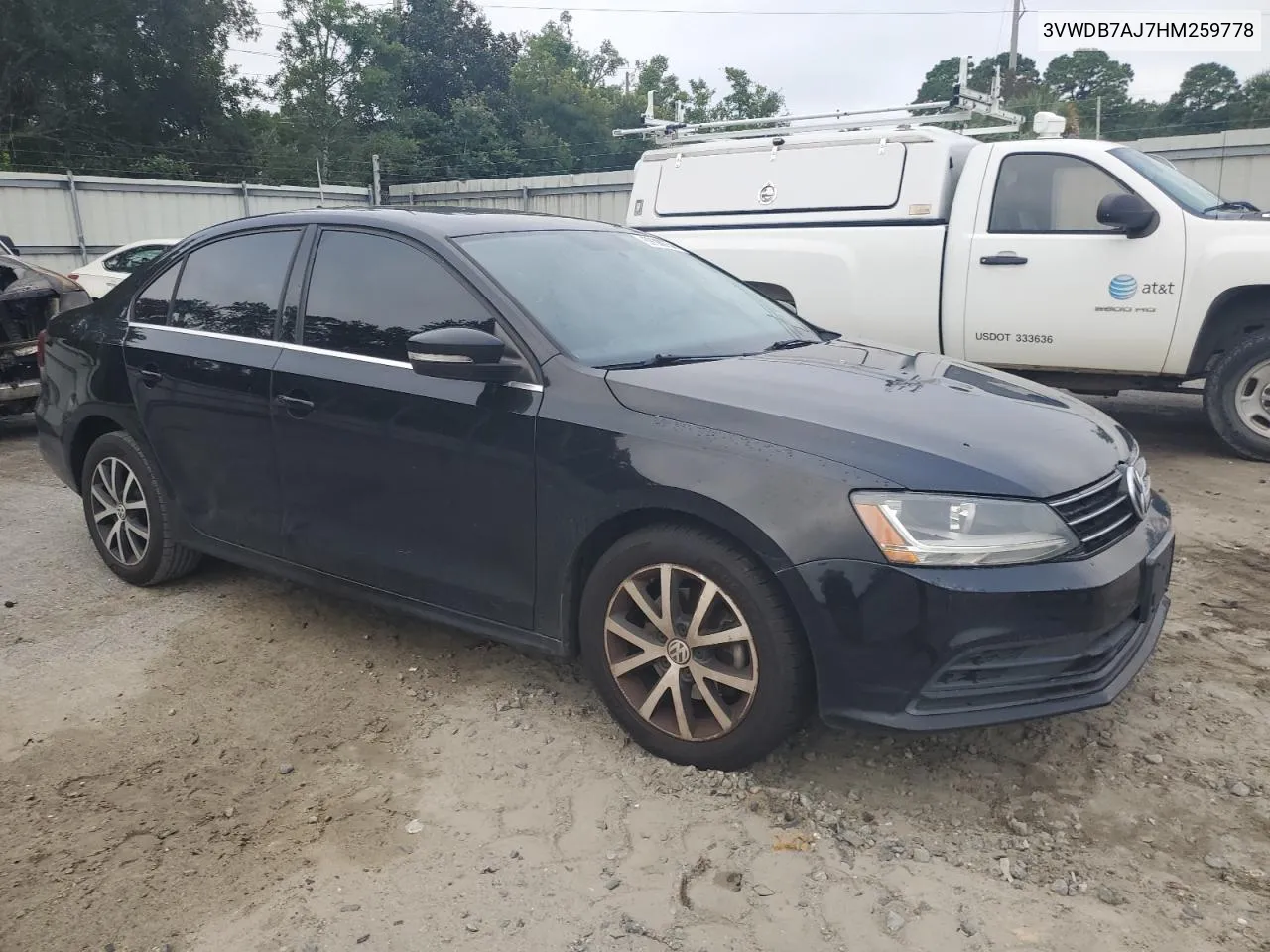 3VWDB7AJ7HM259778 2017 Volkswagen Jetta Se